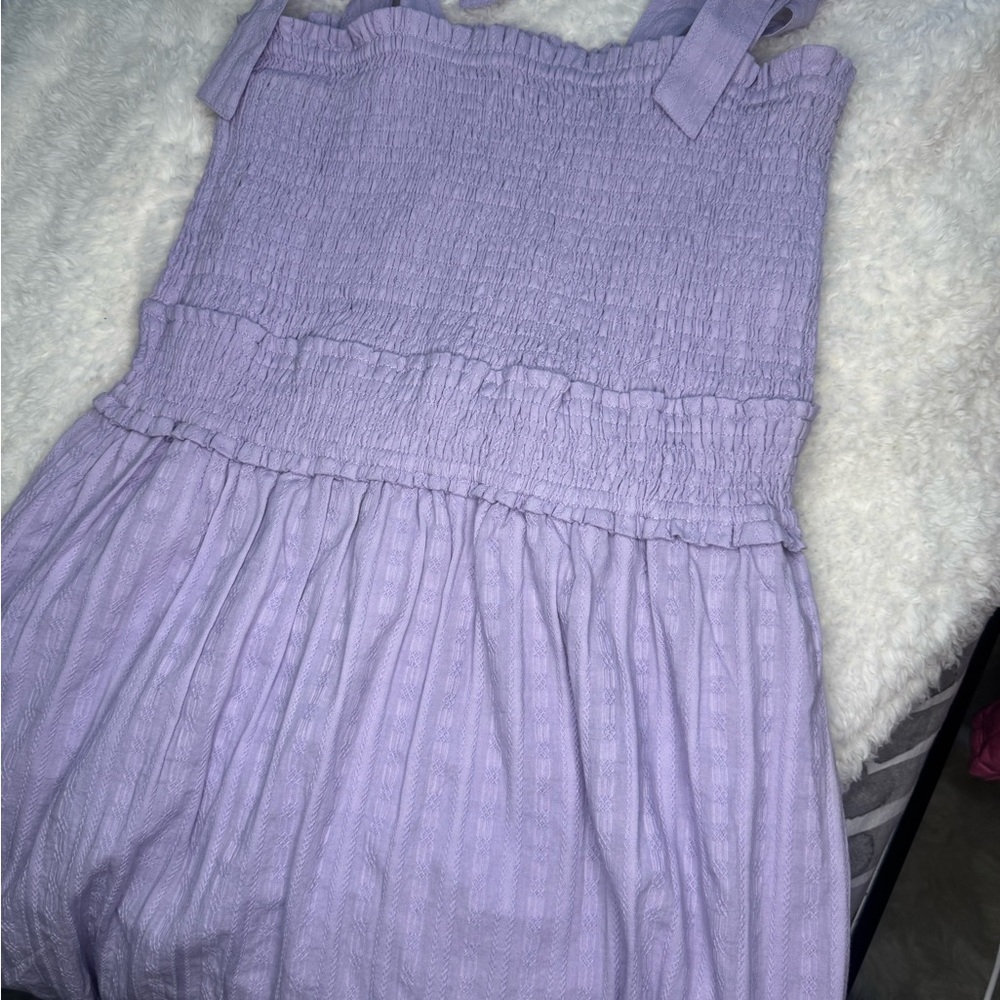 Lost + Wander Light Purple Smocked Sundress Size Medium - Picture 5 of 6